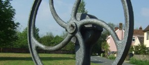 View through pump on Upper Green